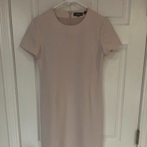 Theory light pink cap sleeve dress